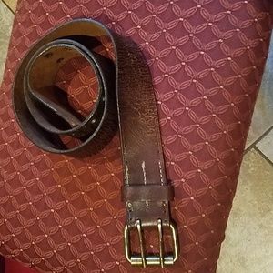 American Eagle Brown Distressed Leather Belt